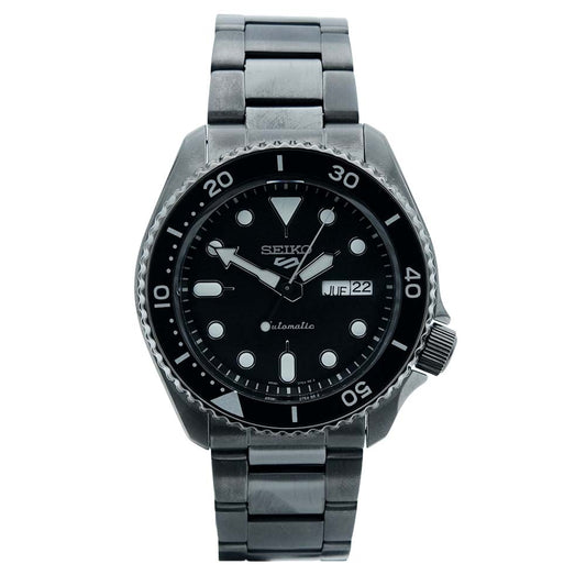 Seiko SRPD65K1 Men Automatic Black Dial Stainless Steel 5 Sports Watch
