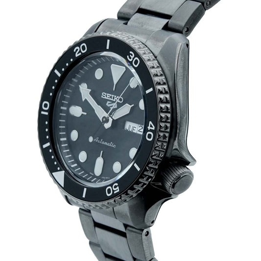 Seiko SRPD65K1 Men Automatic Black Dial Stainless Steel 5 Sports Watch