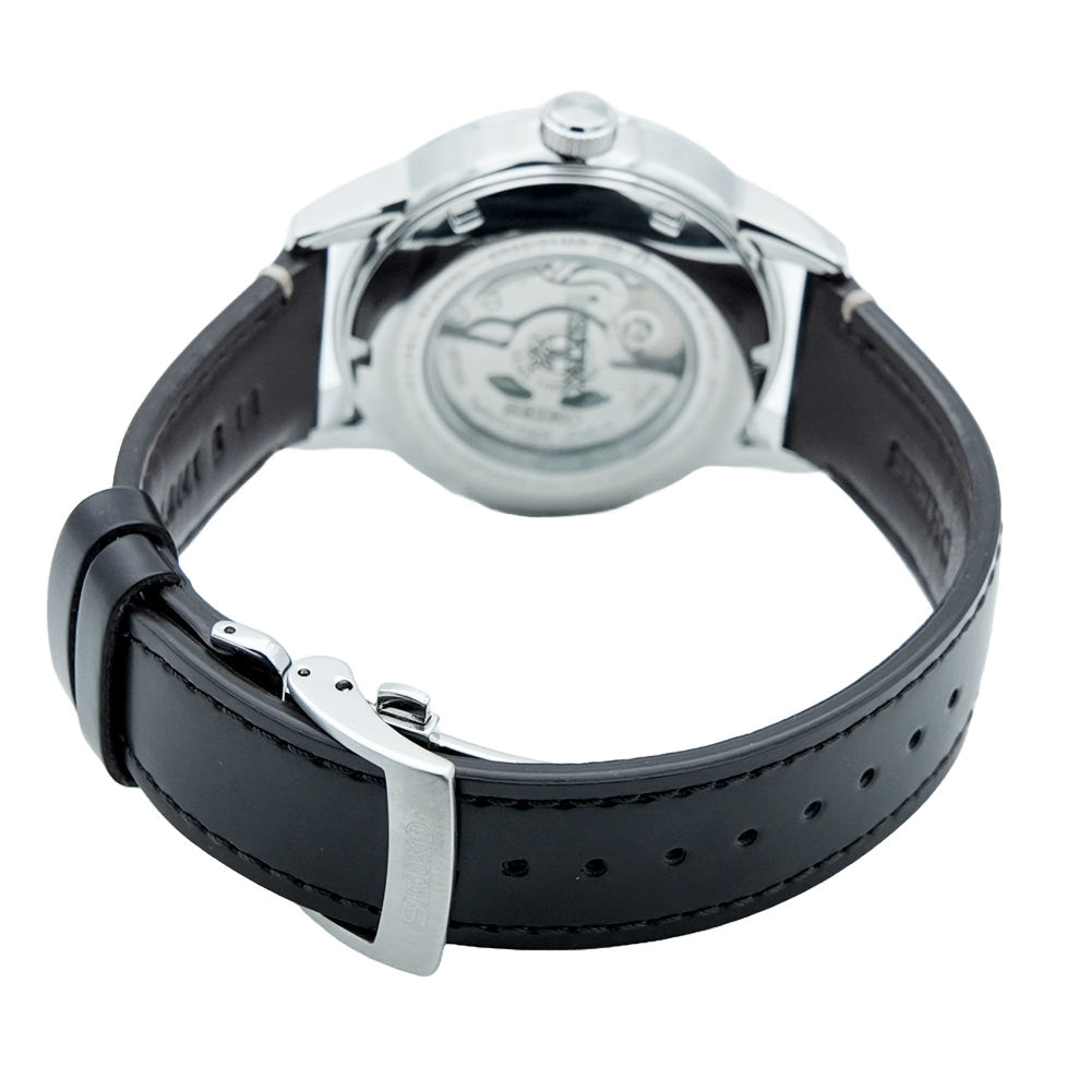 Seiko SRPJ15J1 Men Automatic Black Dial Stainless Steel Presage Cocktail Time Watch