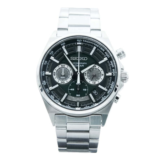 Seiko SSB405P1 Quartz Chronograph Green Dial Stainless Steel Men's Watch