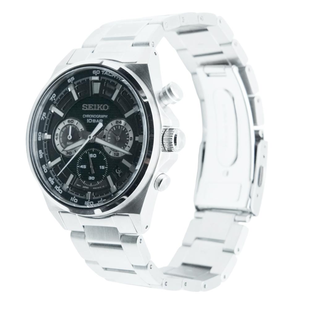 Seiko SSB405P1 Quartz Chronograph Green Dial Stainless Steel Men's Watch