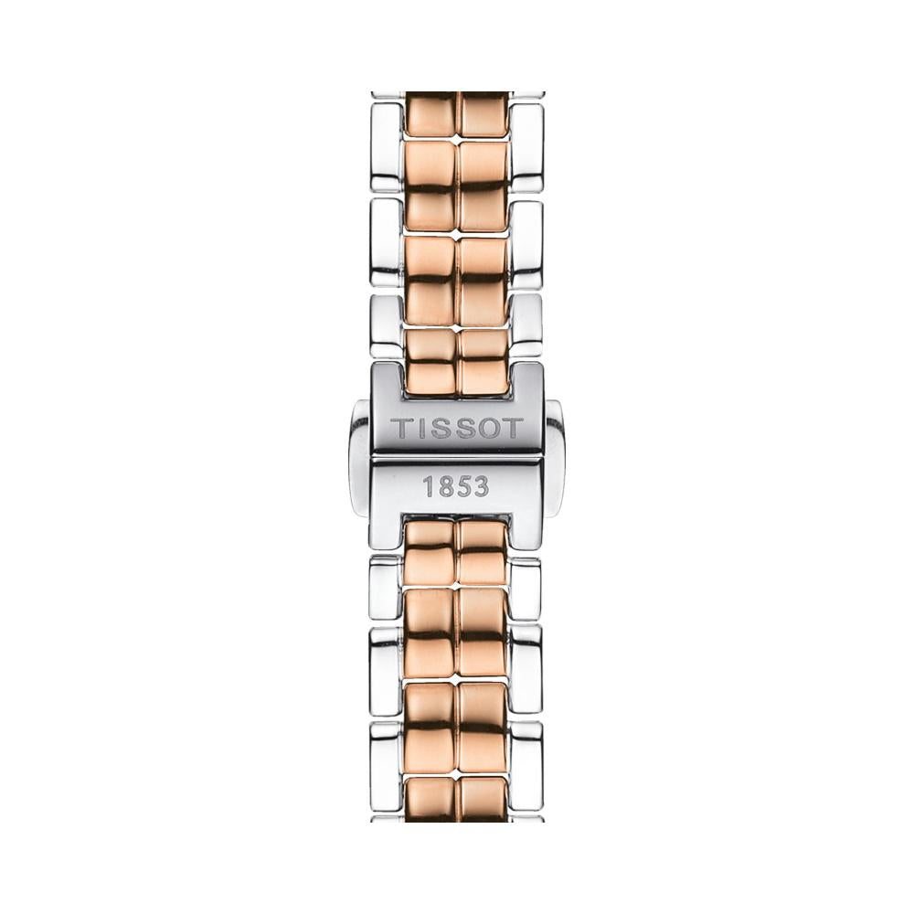 Tissot T0942102211100 White Mother-of-Pearl Dial 30 mm Women’s Swiss Quartz Watch – Two-Tone Stainless Steel Bracelet