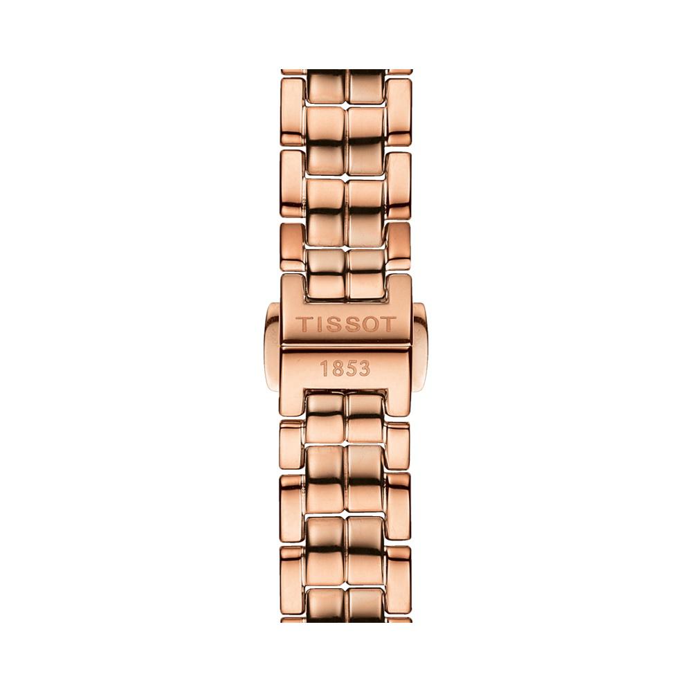 Tissot T0942103311101 White Mother-of-Pearl Dial 30 mm Women’s Swiss Quartz Watch – Rose Gold PVD Stainless Steel Bracelet