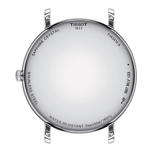 Tissot T1434101101101 Everytime Unisex Analog Quartz Silver Dial Watch