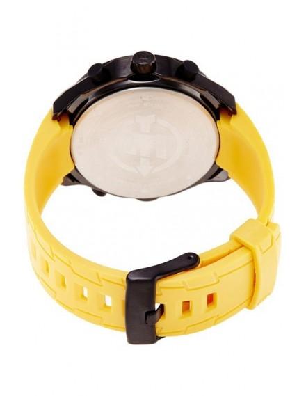 Timex T49796 Expedition Altimeter Quartz Analog Black Dial Yellow Strap Watch (Unisex)