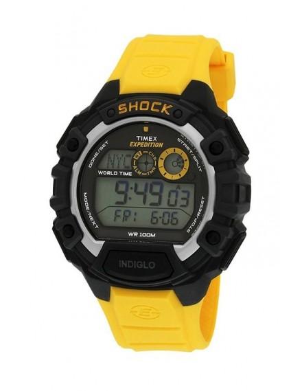 Timex T49974 Expedition Global Shock Digital Black & Yellow Sport Watch for Men