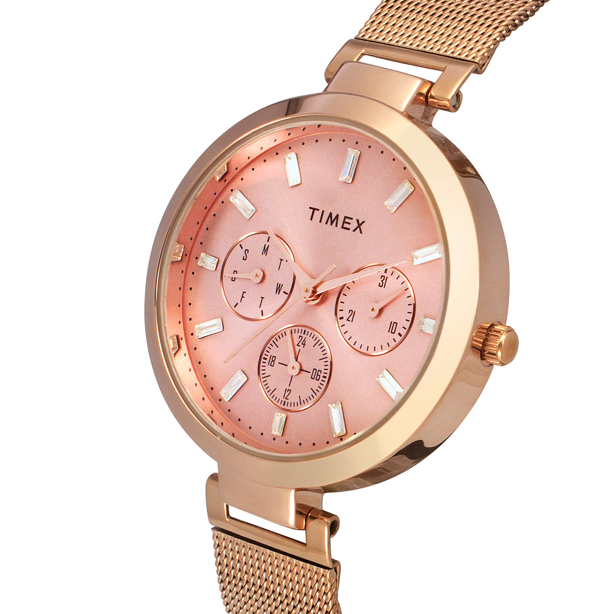 Timex TW000X242 Women’s Pink Dial Quartz Analog Watch