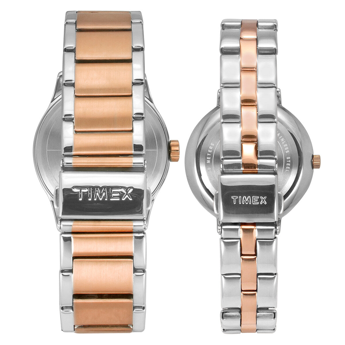 Timex TW00PR291 Silver Dial Quartz Analog Watch Set
