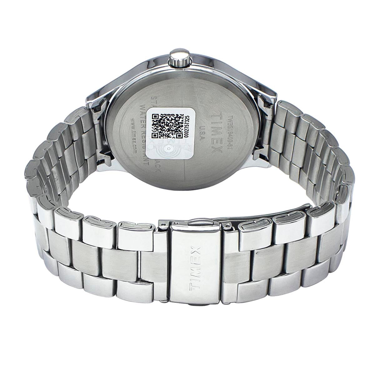 Timex TWEG18409 Men’s Silver‑Dial Stainless Steel Chronograph Watch