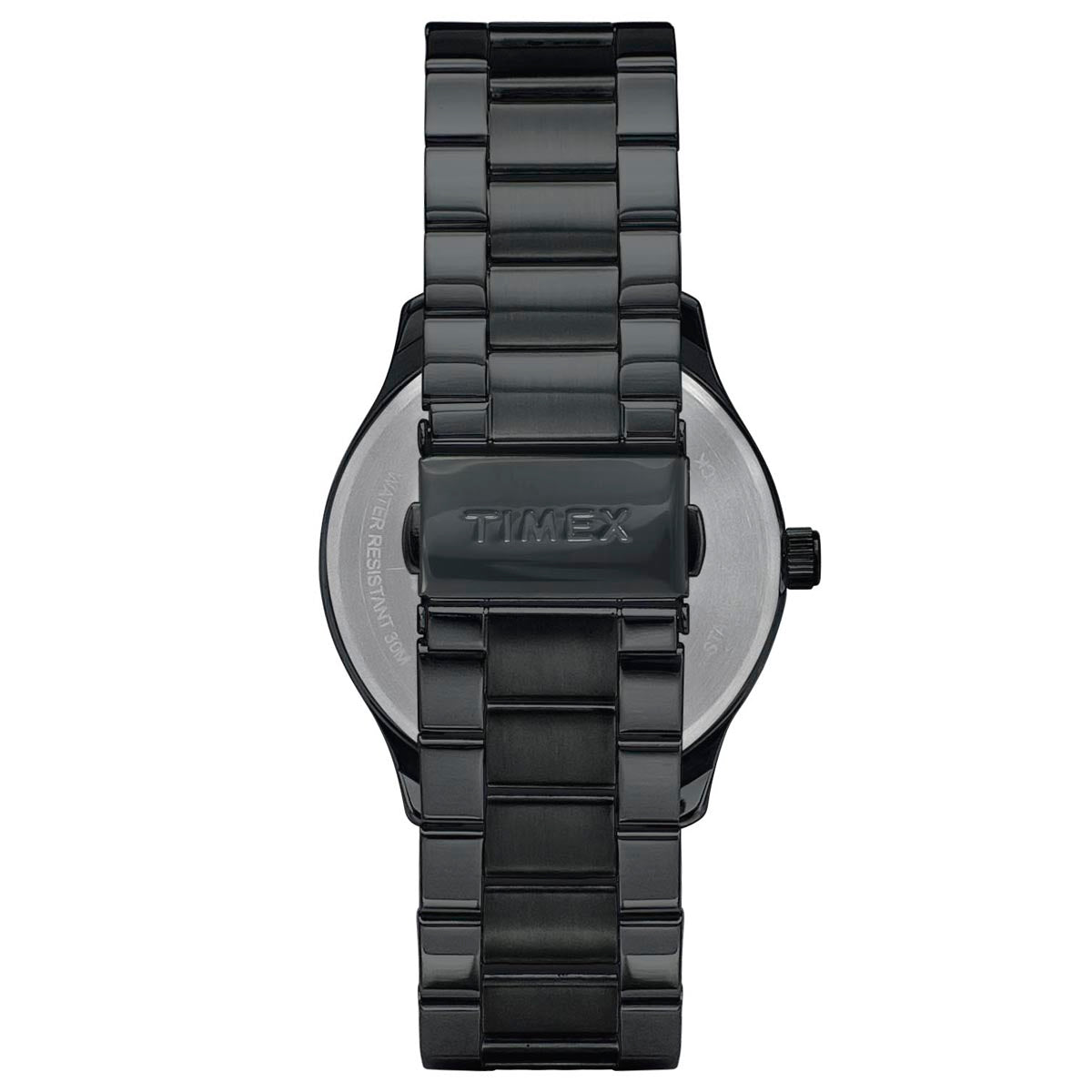 Timex TWEG18508 Men’s Black Dial Black Stainless‑Steel Analog Watch
