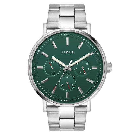 Timex TWEG20017 Men’s Green Dial Quartz Analog Watch