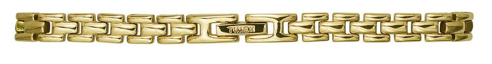 Timex TWEL11422 Trendline Quartz Analog White Dial Gold-Tone Stainless Steel Women's Watch