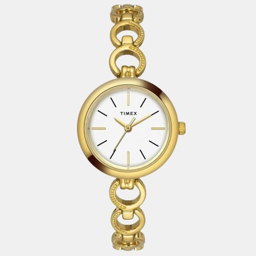 Timex TWEL11433 Women’s White Dial Quartz Analog Watch