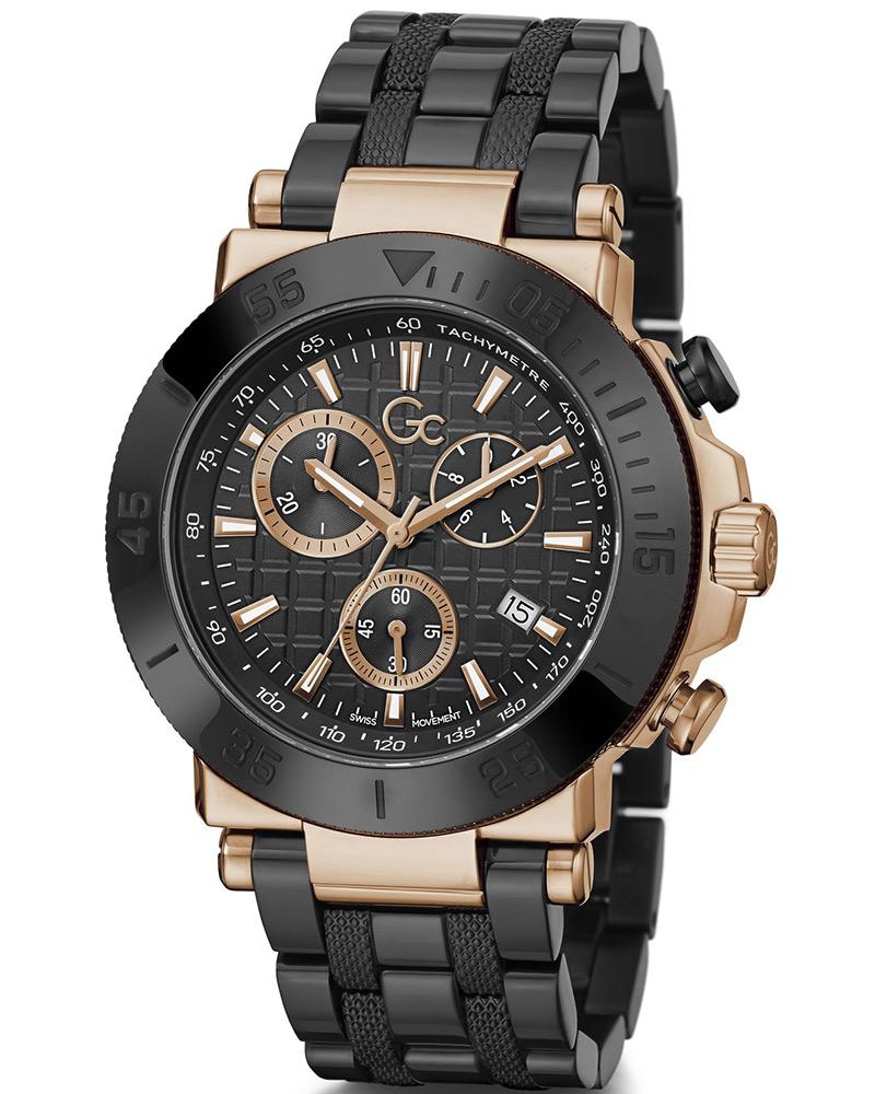 GC Y70002G2MF One Men's Swiss Made Black Chronograph Watch